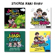 54PCS STICKER SELAMAT HARI GURU HAPPY TEACHER DAY HARI GURU PASTI