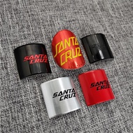 Santa CRUZ Three Pants Mountain Bike Head Mark Sign Bike Sticker Metal Head Tube Mark