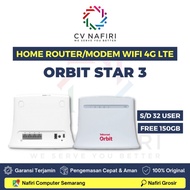 Modem Orbit Star 3 + 2 Antena Free Telkomsel 150Gb 6 Bulan Smp