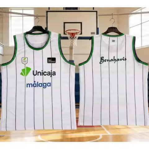 Spanish Basketball 2026 Basketball Sports Tank Top Baloncesto M Á Laga Basketball Shirt Set Kendrick