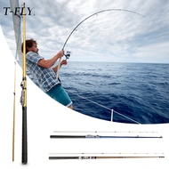 T-FLY Fishing Rod 24 Ton Carbon Fiber Cast And Rotary Rod Fishing Rod Titanium Alloy Rod Head Bridge For Salt And Fresh Water