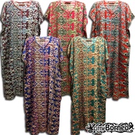Baju Tidur Kelawar Batik Sarawak - Borneo Kaftan Dress- Free Size - LittleBorneo - 8#