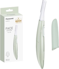 Panasonic Ferrie 臉部刮鬍刀，用於去除臉部細小毛髮，電池供電，綠色，ES-WF53-G