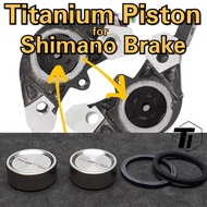 Titanium Piston for Shimano Brake Ceramic Piston | XTR XT SLX M675 M785 M7000 M8000 M9000 M9020 M7100 M8100 M9100
