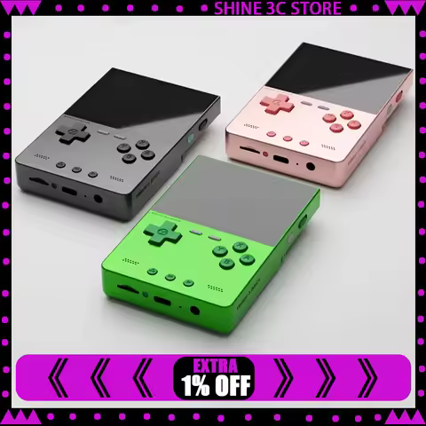 Trimui Brick Hammer Handheld Game Console 3.2 Inch 1024*768 IPS Screen 3000mAh Metal Open Source Ret