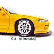 1/64 BBS Style Custom Wheels – Pirelli Tire Lettering