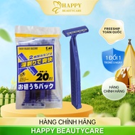 Dao Cạo Râu 02 Lưỡi Kép Kai Razors 09167-BB2-20P Set 20 cây (Combo Dao Cạo Và Set Mini)