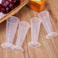 Conical Lab Measuring Cup - Transparent Plastic Clear Scale