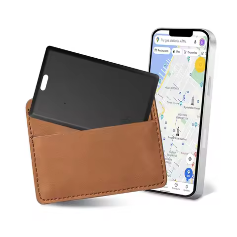 Slim wallet tracking card, compatible with Apple Find My card AirTag wireless charging, supports iPh