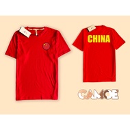 T-shirt 2 Side CAMOE China Flag Chinese Flag