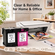 67XL ink cartridge and  compatible for HP printer2300/2700/2800/4100/6000/6400/其他