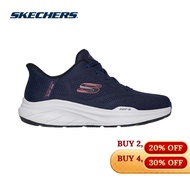 Skechers Men Slip-Ins Sport Equalizer 6.0 Royze Casual Shoes - 233102-NVRD Air-Cooled Memory Foam