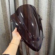 VISOR NINJA 250 KARBU VISOR WINDSHIELD NINJA 250 KARBU VISOR NINJA 250 MODEL JENONG HS55