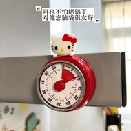 Multi-function timer kitchen cat theme rotating timer mechanical timer suction time counter set