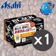 ASAHI Wonda Black 黑咖啡 (香氣濃郁) 6P 185ml x 6罐裝 x 1