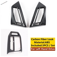 CJ7F ควบคุมกลาง Central Multi-ฟังก์ชั่นปุ่มกรอบ Shift Stall Knob ด้านข้าง Air Ac Vent กรอบสำหรับ Bmw