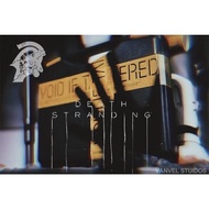 Model Hideo Kojima Death Stranding Damage Sensing Yellow Warning Strip Single Tape Luggage Sticker#P