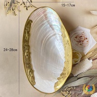 She Shell Fruit Plate Photo Pearl Inlaid Large Shell Clam Shell Setting Plate Decoration Fruit Plate