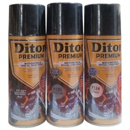 PACKAGE OF 3 CANS DITON PREMIUM 400CC 9133 NMAX MATTE BLACK / 9120 PRIMER GREY / 9124 SILVER