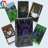 78 Pcs Movie Themed Tarot Cards Agatha All Along Tarot Deck 10.3*6cm