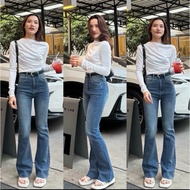 Jiran STUDIO CUTBRAY JEANS CODE 12153-1 | Jiran STUDIO HIGHWAIST CUTBRAY JEANS