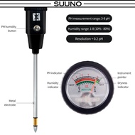 Soil pH Meter & Moisture Meter 300mm Long Electrode Portable Ph Tanah Tester 3 in 1 Soil Moisture