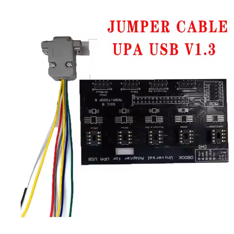 Jumper Cable UPA USB v1.3 Programmer CAS Connector DB9 Eeprom Adapter With AS-Tools Read For CAS2 CA