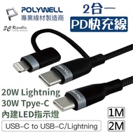 POLYWELL PD Charging Cable Fast Charging Cable lightning Tpye C iphone 14 15 16 s24 usb c cable