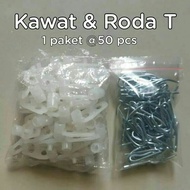 Window curtain hanger wire curtain hanger model curtain hanger 50pcs