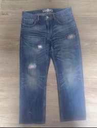 中古BIG JOHN GLHEART DENIM CRAFT 牛仔褲 size32