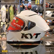 KYT R2R PRO PLAIN WHITE ECE22.06 FULL FACE HELMET