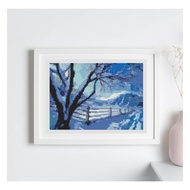 Wintry Day Cross Stitch Kit Beginner Embroidery DIY Full Set