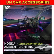 VE HONDA CIVIC FE 2022-2025 dynamic car oem ambient light ambient light atmosphere rgb light