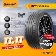 11.11 SALES ~ Continental MaxContact MC7 R18 225/50R18 235/50R18 (with installation)