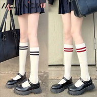 [INFASHION]Cute Patterned Crew Socks - JK Fashion Simple Design for Daily & Party Wear (1/2/3 Pairs)