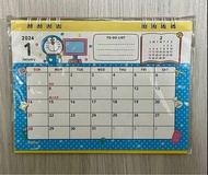 [包郵] 日本製叮噹/多啦A夢2024座檯月曆 Calendar