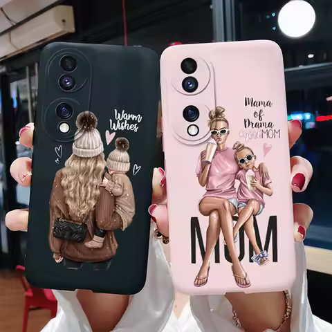 For Honor 70 Case Honor FNE-AN00 Back Cover Girl Painted Silicone Soft Shell Phone Cases for Huawei 