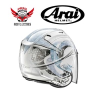 ARAI HELMET VZ-RAM SNOW DOME BLUE, PINK, BLACK OPEN FACE ORIGINAL FROM JAPAN WITH 5 YEARS WARRANTY. 