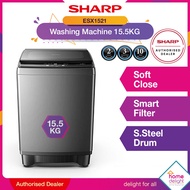 Sharp Washing Machine 15.5KG [ ESX1521 ]