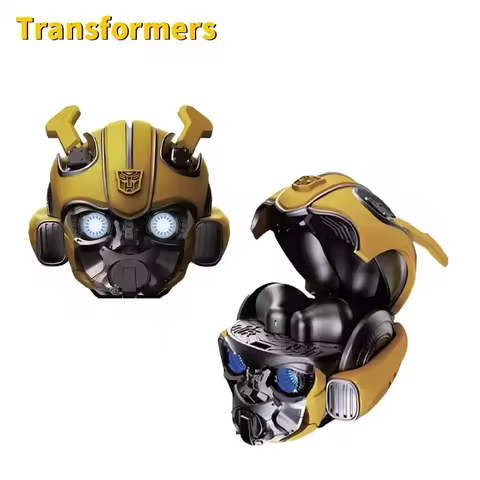 Transformers Earbuds Bumblebee H1 Headphones Noise Cancelling Earphone Bluetooth High Quality Alloy 