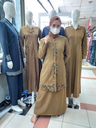 tunik pemda tua wanita terbaru/ seragam pns tunik kheki tua wanita/ seragam guru pdh tunik wanita/ s