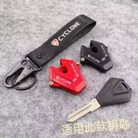 For Cyclone RC250 RA401 RA600 CNC Key Case Cover Shell Protection Keyring Accessories Motorcycle