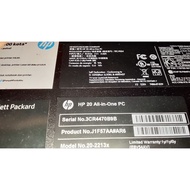 AIO PC MOTHERBOARD hp 20