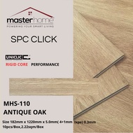 Masterhome Lantai SPC 5mm Tanpa Lem | Spc Flooring Click | Lantai SPC Motif Kayu Sistem Click Anti R