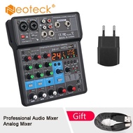 Neoteck Mixer Analog Audio, Mixer Audio Profesional, Mixer Analog, Kom