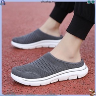[39-48]lightweight Men Half shoes mesh Slip on Shoes Causal shoes for men