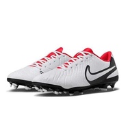 Nike Legend 10 Club Fg JR. Children's Soccer Shoes - White Black Crimson