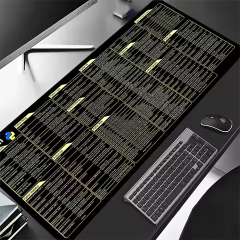 Python Programing Mouse Pad Large for Pycharm Shortcuts Cheat Sheet Keyboard Mousepad Software Web A