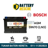 [Installation Available] DIN70 | DIN70L | LN3 | Bosch AGM ST Hightec Car Battery Bateri Kereta | MER
