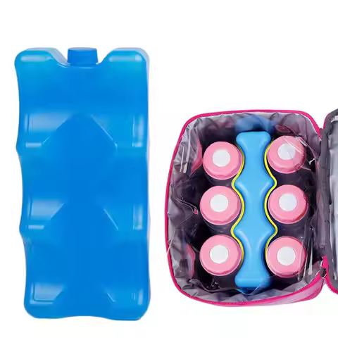 Cool Picnic Travel Lunch Box Water injection Gel Freezer Cooler Pack Ice Blocks